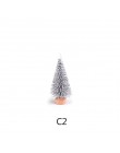 Micro vista del árbol de Navidad Mini adorno de escritorio del árbol de Navidad decoración del hogar 10-25cm envío rápido