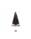 Micro vista del árbol de Navidad Mini adorno de escritorio del árbol de Navidad decoración del hogar 10-25cm envío rápido