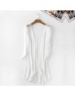 Blusa de chifón de verano de ryidioma Rebeca Rosa ropa de protección solar blusa larga de Playa Blanca de moda femenina Tops fem