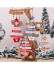 Adornos de Navidad colgantes de madera regalos colgantes de Año Nuevo decoración de árbol de Navidad DIY artesanía de madera hog