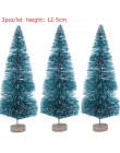 5-16cm Mini árbol de Navidad Pino artificial árboles DIY colorido Navidad foto Prop para la decoración de la Mesa de fiesta navi