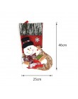 Medias de Navidad calcetines gato perro alce Navidad Año Nuevo bolsa de caramelos Navidad decoraciones árbol de Navidad adornos 