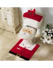 FENGRISE Santa Claus cortina alfombra decoración navideña para el hogar Baño decoración navideña 2019 Navidad ornamento regalo A