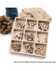 Mezcla de estilos Mini astillas de madera DIY artesanías de madera adornos de Navidad DIY Scrapbooking suministros decoraciones 