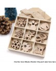 Mezcla de estilos Mini astillas de madera DIY artesanías de madera adornos de Navidad DIY Scrapbooking suministros decoraciones 