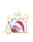 Nuevas decoraciones de Navidad Mini madera foto de Navidad decoraciones de marcos foto de adorno para niños decoración de la Mes