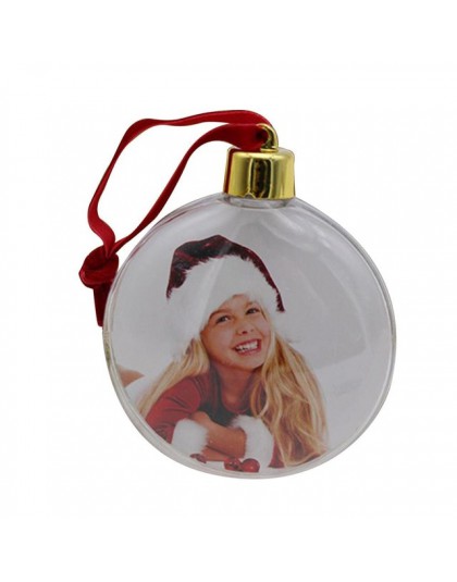 Foto de plástico transparente de Navidad cinco estrellas bolas Decoración Para Navidad árbol de Navidad decoración colgante para