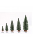 Mini árbol de Navidad 10/15/20/25/30cm blanco cedro Pines decoración de escritorio árbol de Navidad hogar Mesa ornamento Arbol N