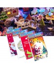 10 unids/lote bolsa de regalo de dulces de Navidad bolsa de mano desechable de año nuevo paquete de galletas de Snack decoración