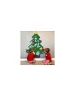 Árbol de Navidad 3D fieltro árbol de Navidad DIY niños cálidos adornos de Navidad regalos de Año Nuevo puerta decoración colgant
