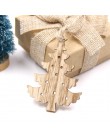 ¡Nuevo! 6 uds. Lindos copos de nieve de Navidad, ciervos y árboles colgantes de madera ornamentos decoraciones para fiestas de N