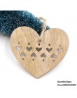 5 uds. Encantadores colgantes de madera de Navidad Vintage ornamentos manualidades de madera DIY niños regalo ornamento de árbol