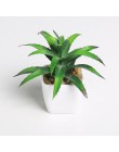 Erxiaobao hermosas plantas artificiales con maceta de simulación suculentas Mini Bonsai en maceta plantas falsas verdes Decoraci