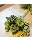 30 uds/1 paquete simulación planta verde flor plástica Artificial barata para mesa decorativa para el hogar boda diy caja de reg
