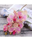 Simulación 3D pequeña mariposa orquídea 6 cabezas/paquete flores falsas para el hogar drapery pared decoración de boda diy Artif