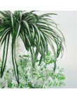 Luyue 65cm plantas de flores artificiales colgantes en la pared Chlorophytum macetas plantas verdes PVC falso simulación flor sa
