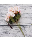 Hortensia de seda diy regalos boda decoración de Navidad para el hogar flores falsas de plástico productos para el hogar flores 