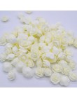 3cm PE espuma Artificial flor decorativa oso de peluche ramo de rosas para el hogar boda flores decoración corona de flores fals