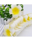 10 unids/lote Plumeria hawaiana PE plumería de espuma Artificial flores para tocado flores de huevo decoración de boda suministr