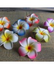10 unids/lote Plumeria hawaiana PE plumería de espuma Artificial flores para tocado flores de huevo decoración de boda suministr