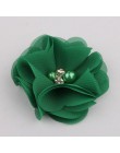 10 Uds. 2 "35 colores Mini Flor de tela de gasa para invitación de boda flores artificiales para la decoración del vestido