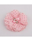 10 Uds. 2 "35 colores Mini Flor de tela de gasa para invitación de boda flores artificiales para la decoración del vestido