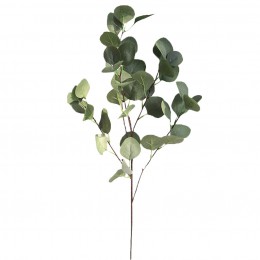 2019 nueva rama de árbol de rubalipto hojas redondas artificiales hoja de dinero Retro planta de eucalipto decoración de flor fa
