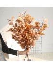 2019 nueva rama de árbol de rubalipto hojas redondas artificiales hoja de dinero Retro planta de eucalipto decoración de flor fa