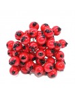 50 Uds. Mini falso fruta Artificial estambres de flores rojas blancas bayas cereza flor falsa para la decoración de la Navidad d