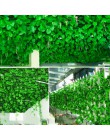 12 unids/lote 2,3 M de largo plantas artificiales hojas de hiedra Artificial vid falsa partenociso decoración de la barra de bod