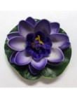 Venta 1 Uds. 10cm de alta calidad flotante de espuma artificial de loto acuario pecera estanque flor de loto decoración del hoga