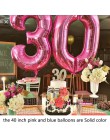1pc 40 pulgadas Rosa oro, plata, aluminio láminas con números para Globos 0-9 boda cumpleaños decoración de fiesta de Globos niñ