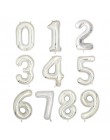 1pc 40 pulgadas Rosa oro, plata, aluminio láminas con números para Globos 0-9 boda cumpleaños decoración de fiesta de Globos niñ