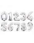 32 pulgadas globos de papel de aluminio grande globos de gas helio número globos figuras Feliz cumpleaños fiesta decoraciones ch