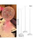 7 tubos globos soporte globo titular columna confeti globo Baby Shower niños cumpleaños fiesta boda suministros de decoración