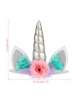 Arco Iris unicornio pastel Topper nube pastel banderas cumpleaños niños favores pastel decoración Cupcake Topper para boda postr