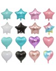 1 pieza de 18 pulgadas estrella corazón inflable helio globo decoraciones para fiestas de cumpleaños niños globos de aluminio bo
