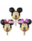 10 Uds. Decoraciones para fiestas de cumpleaños niños globos de Mickey globo de Minnie suministros para fiestas boda Baby Shower