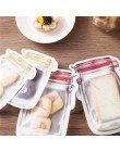 Reutilizable tarro de masón botellas bolsas caramelo de frutos secos galletas bolsa sello alimentos frescos almacenamiento bolsa