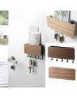 Nuevo estante de pared decorativo de madera para colgar en la pared varias cajas de almacenamiento percha de Prateleira organiza