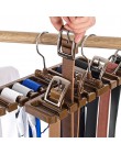 Multifuction almacenamiento Rack Tie cinturón organizador percha para corbatas giratoria titular armario organización acabado Ra
