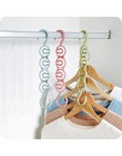 LASPERAL multifunción círculo percha de ropa estante de secado de ropa ganchos para bufanda de plástico para ropa capa estantes 