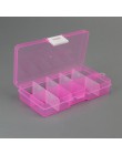 10 rejillas de plástico transparente ajustable caja de almacenamiento para componentes pequeños caja de herramientas de joyería 