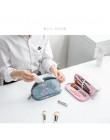 IVYSHION bolsa de almacenamiento de cosméticos estampado y portátil de gran capacidad de doble capa para el bolso de viaje organ