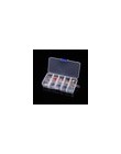 10/15/24/36 rejillas de plástico ajustables para joyas pastillas puntas de uñas caja de almacenamiento contenedor organizador co