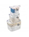 Bolsa de vacío de alta capacidad organizador comprimido para edredones ropa transparente ahorro de espacio bolsas de sellado bol