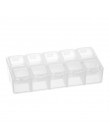 Urijk 28 ranuras caja de almacenamiento para manicura soporte de plástico para anillos de joyería organizador de pintura de diam