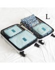 DLYLDQH marca 6 uds Juego de bolsas de almacenamiento de viaje para ropa bolsa organizadora ordenada maleta hogar armario organi