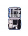 Organizador de armario de viaje para auriculares bolsa de almacenamiento Digital portátil con cremallera accesorios cargador Cab