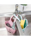 Fregadero a presión ajustable soporte de esponja de jabón estante de drenaje de almacenamiento colgador de cocina cesta de drena